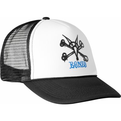 BONES MESH CAP CROSS BONES Black/White