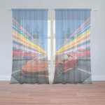 Sablio Záclony Sportovní auto 2: 2ks 150x250cm – Hledejceny.cz