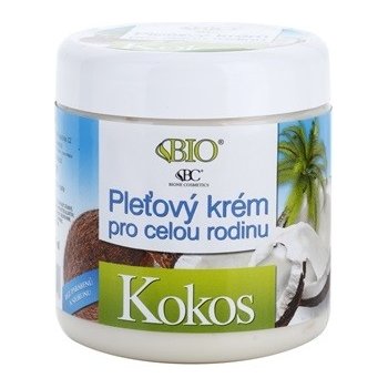 BC Bione Cosmetics Kokos pleťový krém pro celou rodinu 260 ml