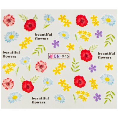 BIO nails Vodolepka BN 945 květy a nápisy – Hledejceny.cz