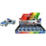 Teddies Auto Welly policie Porsche 911991 Carrera S kov/plast 12cm volný chod 12ks – Zboží Dáma