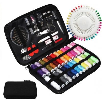 JUNING šicí sada, sada šicích doplňků pro cestování, začátečníky a nouzové situace (XL-42 cívky – Zboží Mobilmania