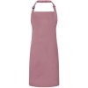 Zástěra Premier Workwear Klasická zástěra za krk PR150 Rose - Pantone 5015C 72x86cm