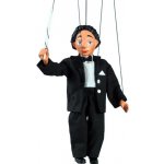 Mašek umělecká výroba loutka sádrová Dirigent 20 cm – Zboží Dáma