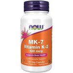 Now Foods Vitamin K2 jako MK-7 100 mcg 120 rostlinných kapslí – Hledejceny.cz