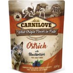 Carnilove Dog Pouch Paté Ostrich with Blackberries 300 g – Hledejceny.cz