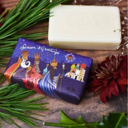 English Soap Company Vánoční tuhé mýdlo Tři králové Kadidlo & Myrha 190 g