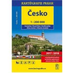 Česko 2017-2018 autoatlas 1:200 000 spirála – Sleviste.cz