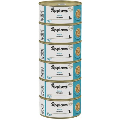 Applaws Cat Mousse Tuňák 6 x 70 g – Hledejceny.cz