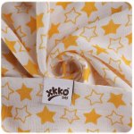 Kikko Bambusová osuška XKKO BMB 90x100 Little Stars Orange – Zboží Dáma