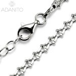 Adanito Stříbrný řetízek na nohu SSRK024269 – Zboží Dáma