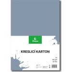 Karton barevný kreslicí A4 210 x 297 mm 50 listů/180g šedý – Zboží Dáma