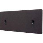 Design-Shop Akustický panel na stůl HWC-G75 dvoustěnná látka/textil 60 x 140 cm hnědo-šedá – Zboží Dáma