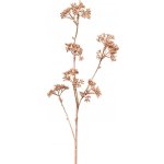 GASPER Umělá větvička Patrinia 60 cm růžovo-zlatá – Hledejceny.cz
