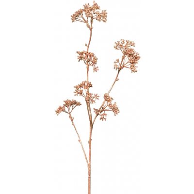 GASPER Umělá větvička Patrinia 60 cm růžovo-zlatá – Hledejceny.cz