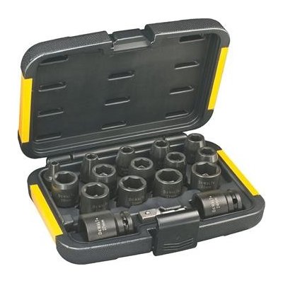 DeWalt DT7506, 17-dílná sada rázových hlavic 6-27mm DT7506 – Zboží Dáma