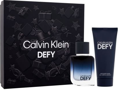Calvin Klein Defy dárková kazeta pro muže EDP 50 ml + sprchový gel 100 ml