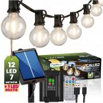 Světelný řetěz Lumiled 1505 cm síťový, solární černý – Hledejceny.cz