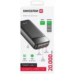 Swissten 20000 mAh Power Line II černá – Zboží Živě