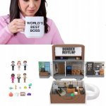 Polly Pocket x The Office Kompaktní herní set ve tvaru kanceláře – Hledejceny.cz