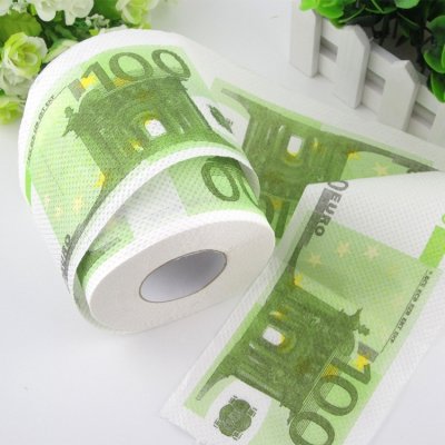 Toaletní papír StoEurovka – Zboží Mobilmania