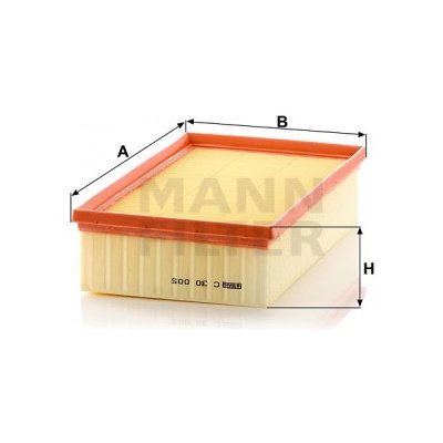 MANN FILTER Vzduchový filtr C 30 008 – Hledejceny.cz