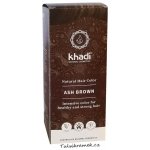 Khadi rostlinná barva na vlasy Henna POPELAVĚ HNĚDÁ 100 g – Zboží Dáma