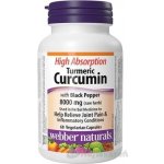 Webber Naturals Kurkumin s černým pepřem kapsle 60 ks – Hledejceny.cz