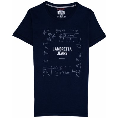 Lambretta Logo tričko Tmavě modrá