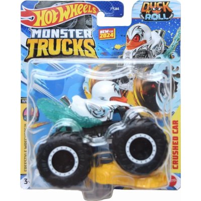 Mattel Hot Wheels Monster trucks kaskadérské kousky Duck and Roll – Hledejceny.cz