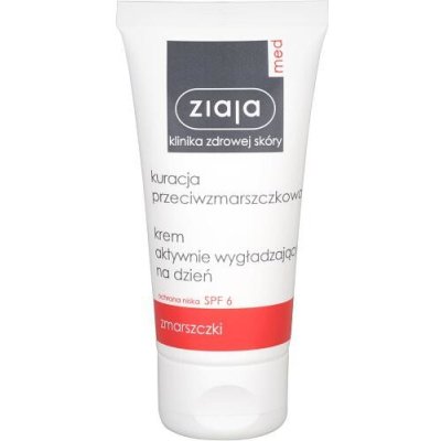 Ziaja Med Anti-Wrinkle Care aktivní vyhlazující krém pro sjednocení tónu pleti spf6 50 ml – Zboží Mobilmania