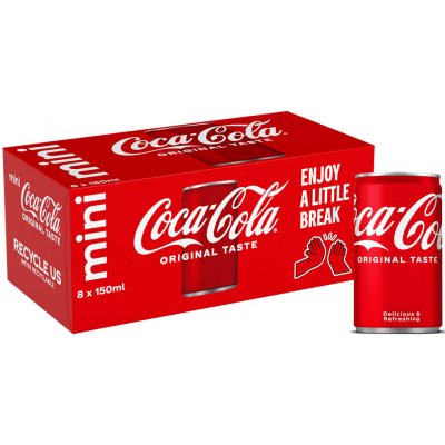 Coca Cola Mini 8 x 150 ml – Hledejceny.cz
