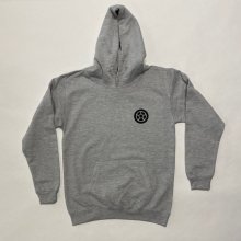 Mikina SCOOTERING Long Hoodie s kapucí HEATHER GREY
