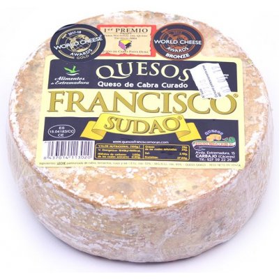 Jamones y Embutidos Mallo, S.L. QUESO CARBAJO Francisco sudao vyzrálý kozí sýr 700 g – Hledejceny.cz