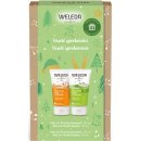 WELEDA Veselé sprchování 2v1 sprchový krém a šampon Šťastný pomeranč 150 ml + 2v1 sprchový krém a šampon Veselá limetka dárková sada