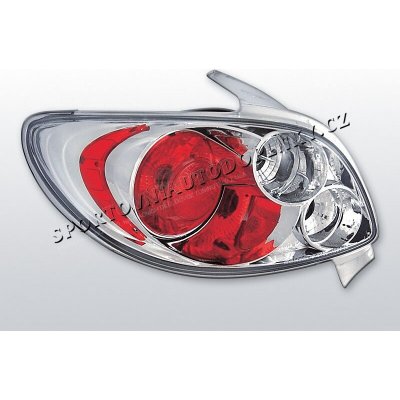 PEUGEOT 206 1998+ ZADNÍ ČIRÉ LAMPY – Hledejceny.cz