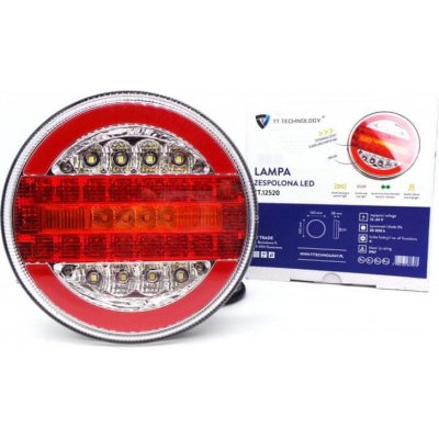 motoLEDy Multifunkční LED lampy, 12-24V kulaté