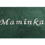 Veratex ručník s výšivkou Maminka 50 x 100 tm.zelená – Hledejceny.cz