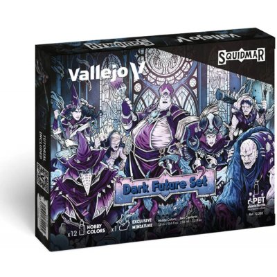 Squidmar x Vallejo Dark Future Paint Set 12x18 ml – Zboží Živě