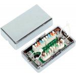 DATACOM Spojovací BOX STP Cat5e 2* zářez. pole Silver – Zboží Dáma
