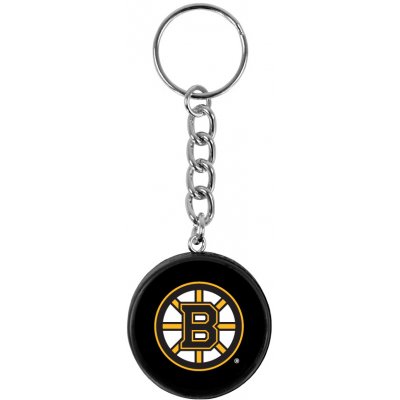 Přívěsek na klíče Inglasco Sherwood NHL Boston Bruins minipuk 771249539018 – Zboží Mobilmania