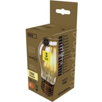 Emos LED žárovka Vintage A60 4W E27 Teplá bílá+