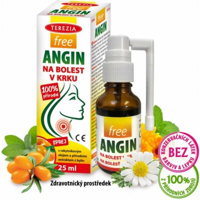 Terezia Company FreeANGIN spray na bolest v krku 25 ml – Hledejceny.cz