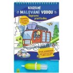 Lidl Kouzelné malování vodou dopravní prostředky – Zboží Dáma