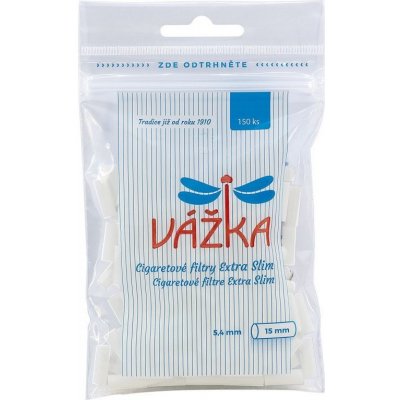 Vážka extra slim cigaretové filtry 150 ks – Hledejceny.cz