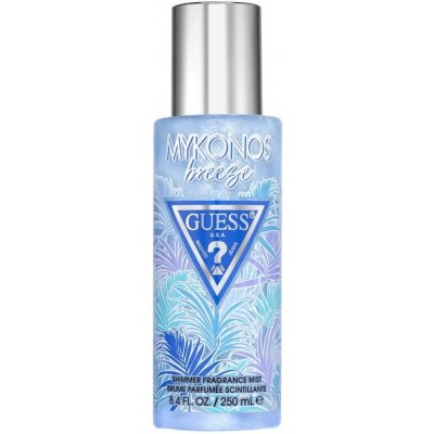Guess Mykonos Breeze tělový sprej se třpytkami 250 ml – Zboží Dáma