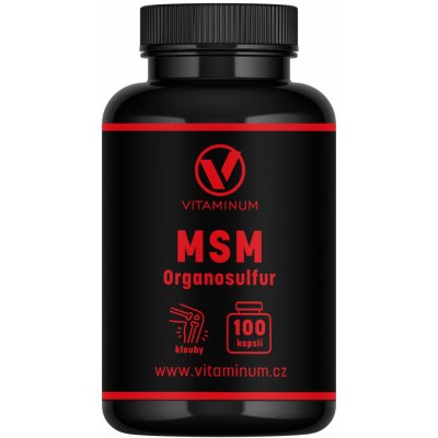 Vitaminum MSM Organosulfur 100 kapslí – Hledejceny.cz