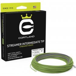 Cortland Muškařská Šnůra Streamer Intermediate Tip Space Grey/Moss Green WF 100ft Aftma: #5