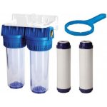 Dvojitá filtrace 10"x2,5" s aktivním uhlím – Zboží Dáma