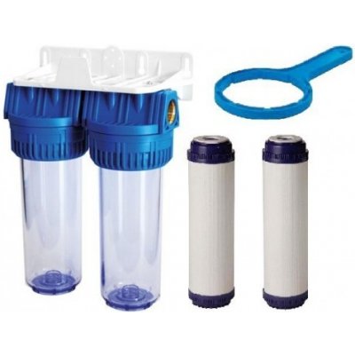 Dvojitá filtrace 10"x2,5" s aktivním uhlím – Zboží Dáma